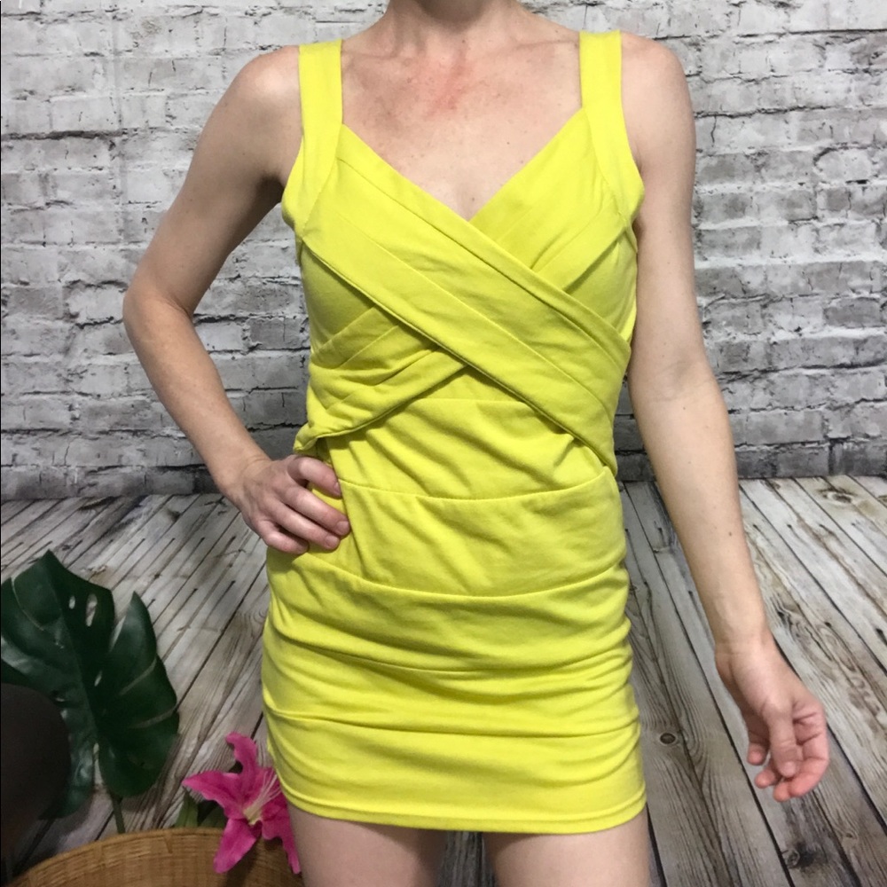 ‼️🆕LEMON STYLE Yellow Mini Dress Size Small‼️